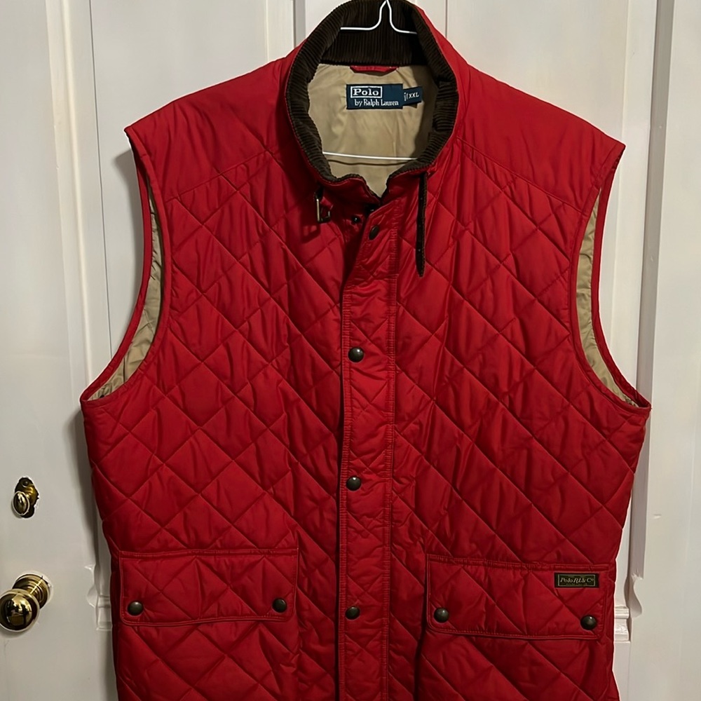 Polo by Ralph Lauren men’s XXL red vest
